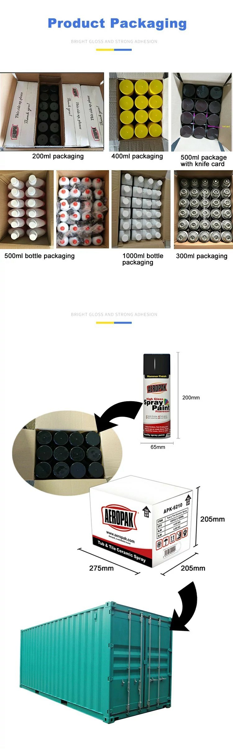 Aeropak Good Quality Excellent Hammer Finish Spray Paint