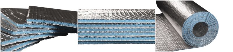 Thermal Insulation Pure Aluminum Foil EPE Foam Heat Insulation