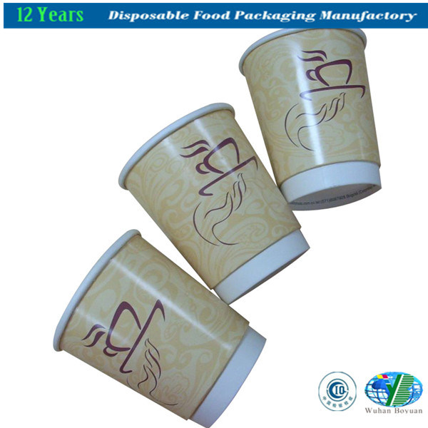8oz, 10oz, 12oz, 16oz, 20oz Double Walled Sleeves Paper Cup