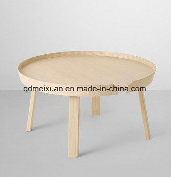 Nordic Contracted Solid Wood Tea Table, Small Coffee Table Creative Small Round a Few Tea Table (M-X3825)