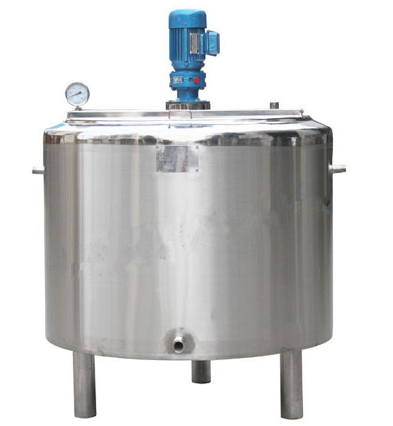 Sanitary Double Wall Stainless Steel Tank with Agitator Mixer