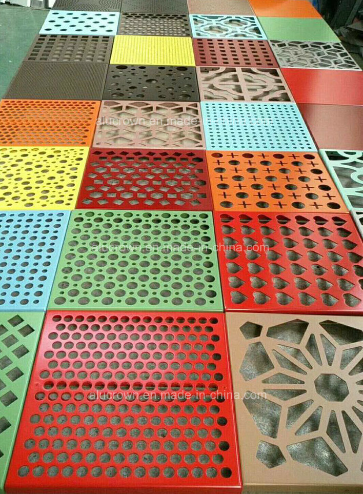 Customized Hole Size Perforated Metal Panel for Curtain Wall