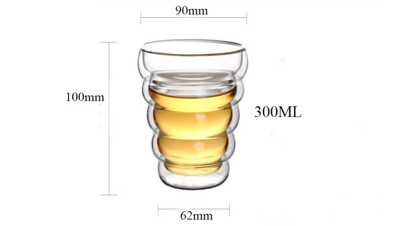 Double Wall Cappuccino Coffee Cup Double Wall Milk Cup High Borosilicate Glass Coffee Cup