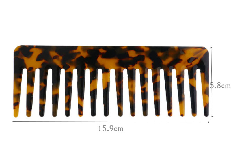 Daily Usage Pink Acetate Hair Comb for Women and Men