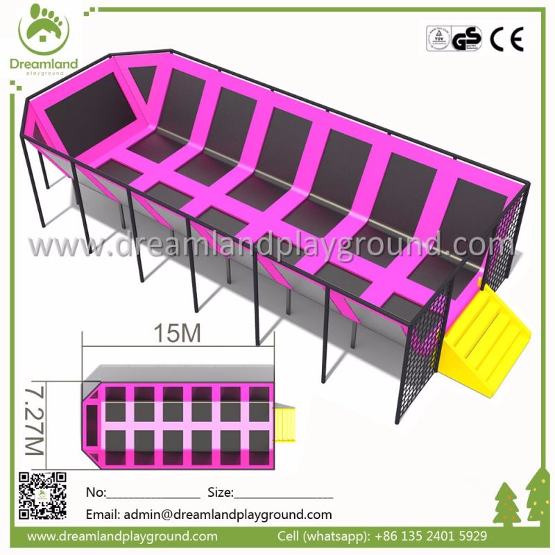 80 Sqm Small Size Free Jumping Zone Indoor Trampoline Park
