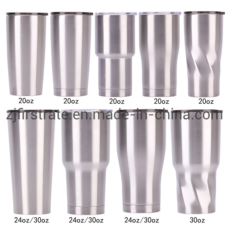 10oz Stainless Steel Double Wall Vacuum Insulated Tumbler Coffee Mug Cup with Handle