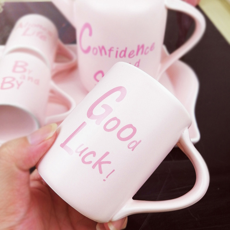 Wholesale Creative Grace Gift Mug Coffee Cup Porcelain Ceramic Tea Cup Sets