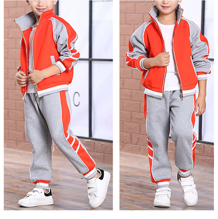 School Uniform Tracksuit Boys Tracksuit for Sports Teams