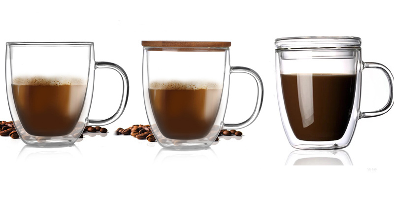 Double Wall Glass Coffee Mug Promotional Gift Coffee Cup Pyrex Glass Coffee Cup