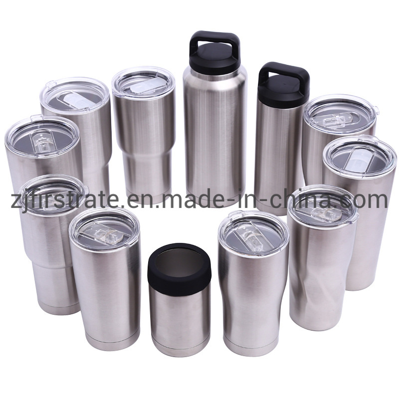 10oz Stainless Steel Double Wall Vacuum Insulated Tumbler Coffee Mug Cup with Handle