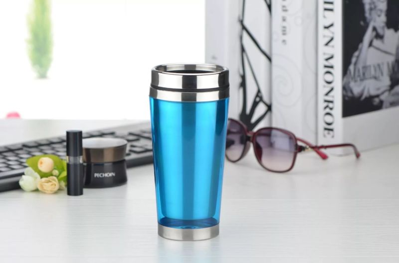 Advertising Gift Mug Stainless Steel Coffee Thermos Plastic Water Cup