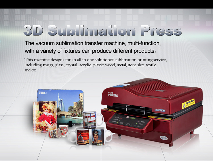 Sublimation Sunmeta 2015 3D Vacuum Automatic Sublimation Machine (ST-3042)