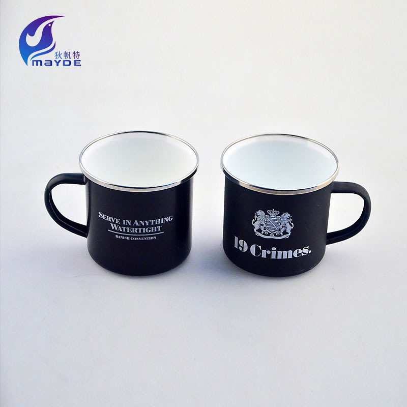 Unbreakable Cups Hot and Cold Sports Beeg Enamel Mug From China