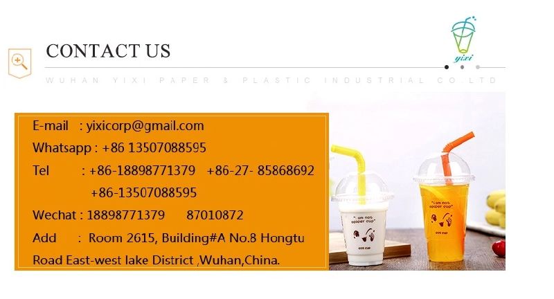 Custom Disposable Single Wall Paper Cup for Cold Drink