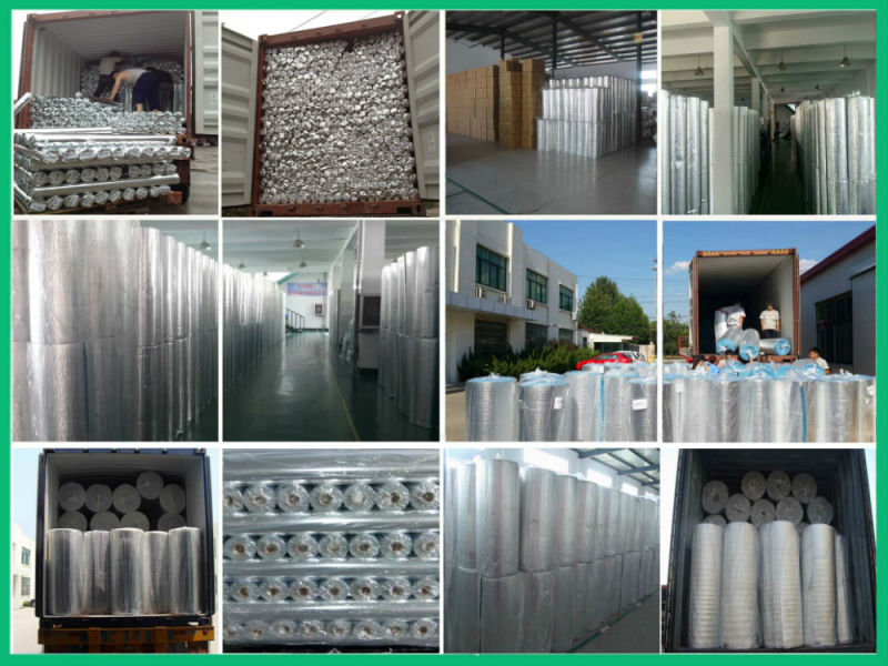 Fire Retardant Heat Insulation Laminated Silver Aluminum Foil Bubble Thermal Insulation