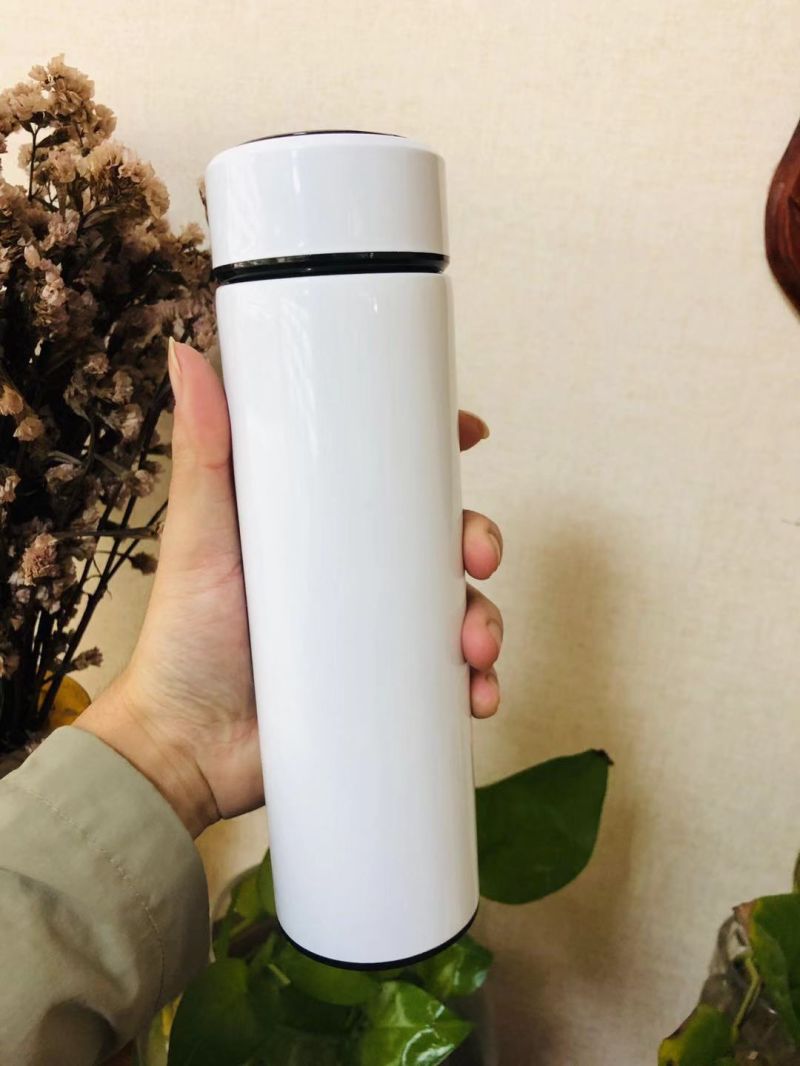Portable 304 Stainless Steel Intelligent Heat Preservation Cup