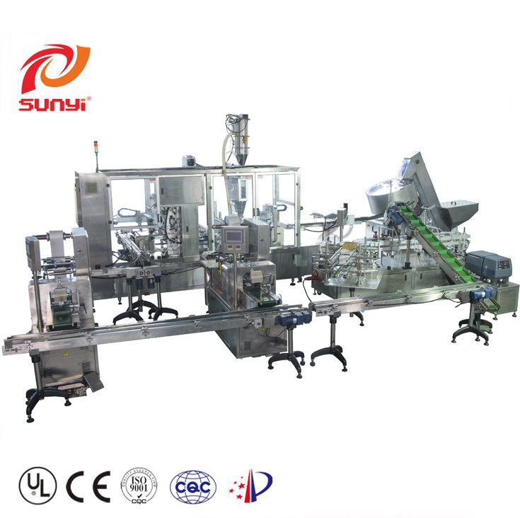 Big Capacity Production Line Coffee Capsuel Filling Sealing Machine for Nespresso K-Cup Lavazza Docle Gusto