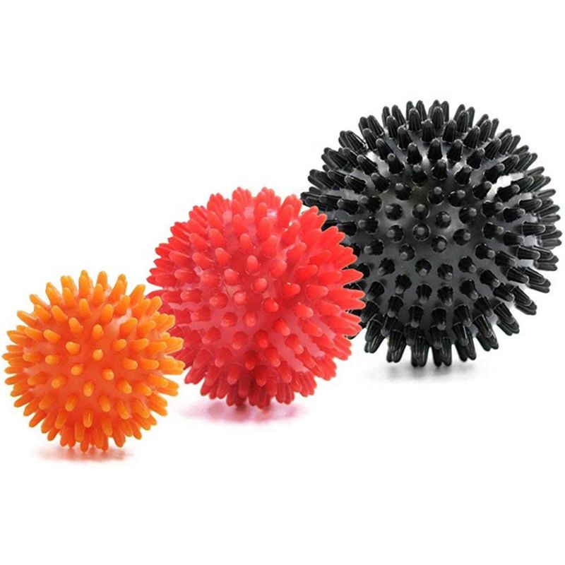 PVC Fitness Spiky Massage Lacrosse Ball for Foot Massage