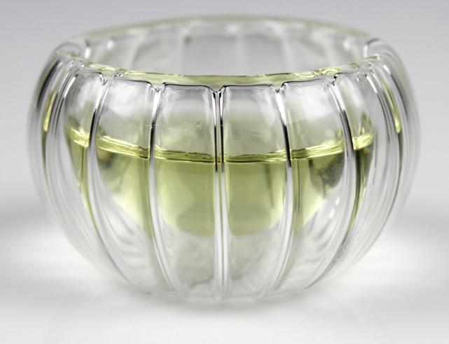 Heart Shaped Double Wall Glass Cup Tea Cup