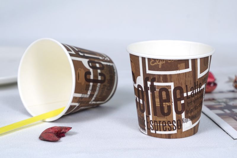Customized Single Wall Insulated Vending Paper Cup for Coffee Cup Tea Cup Drinking Cup