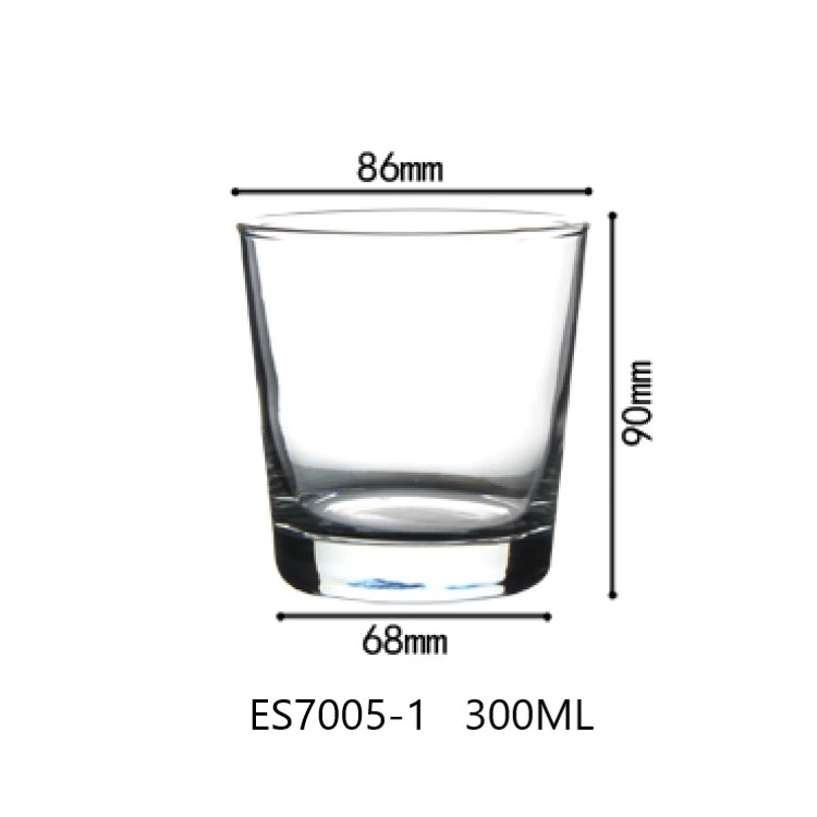 300ml Drinking Cup/Drinking Glass/Glass Cup/Water Cup/Water Glass (ES7005-1)