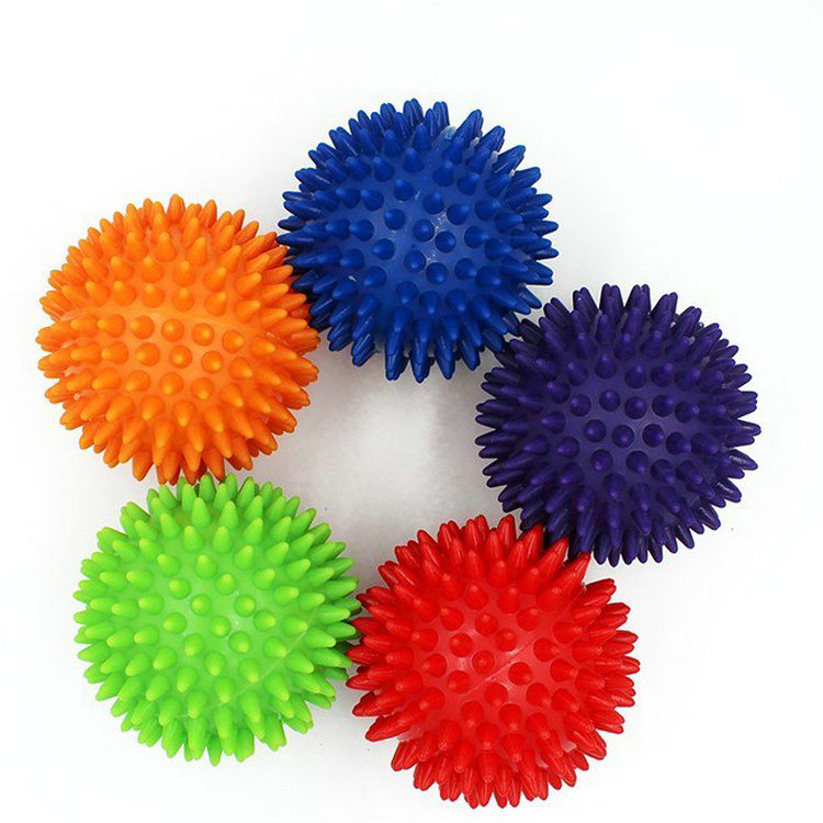 PVC Fitness Spiky Massage Lacrosse Ball for Foot Massage