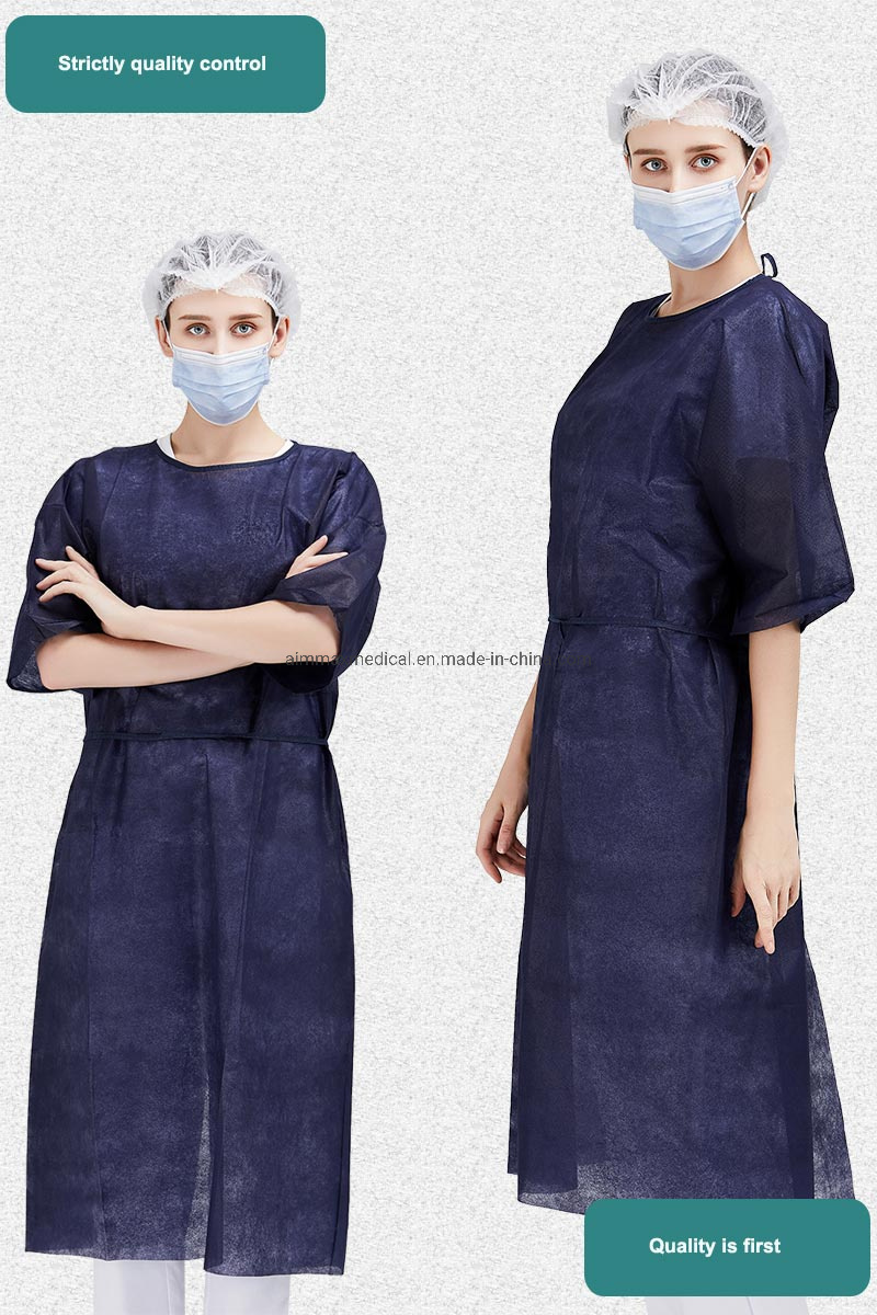 Disposable Medical Isolation SMS Isolation Gown Waterproof Dustproof Isolation Gown