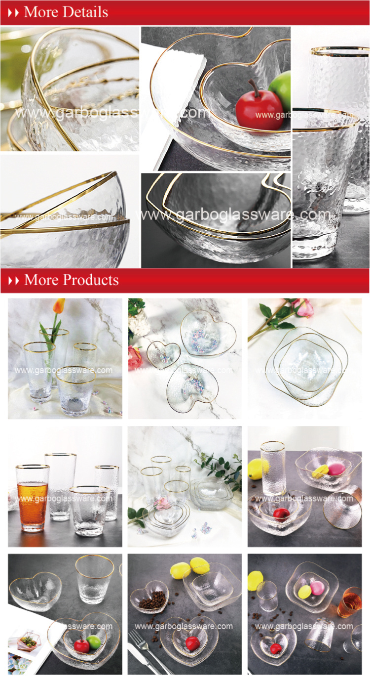 Amazon Hot Sale Small Order Decorative 4oz Gold Glass Tea Cup