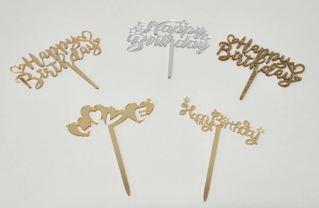 Diseño de corazón y el Partido de la boda Cupcake decorativos Topper