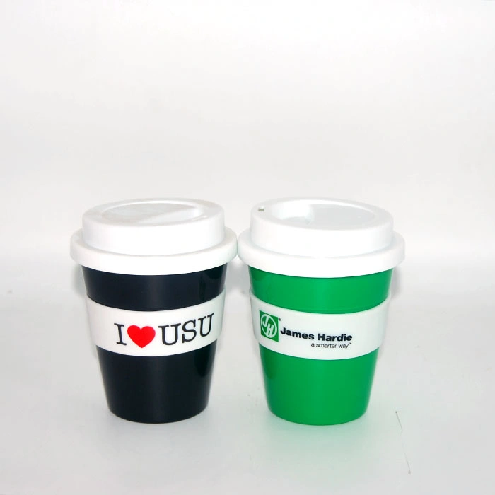 Coffee Cup 16 Ounce Insulated Travel Mug Plastic Double Wall