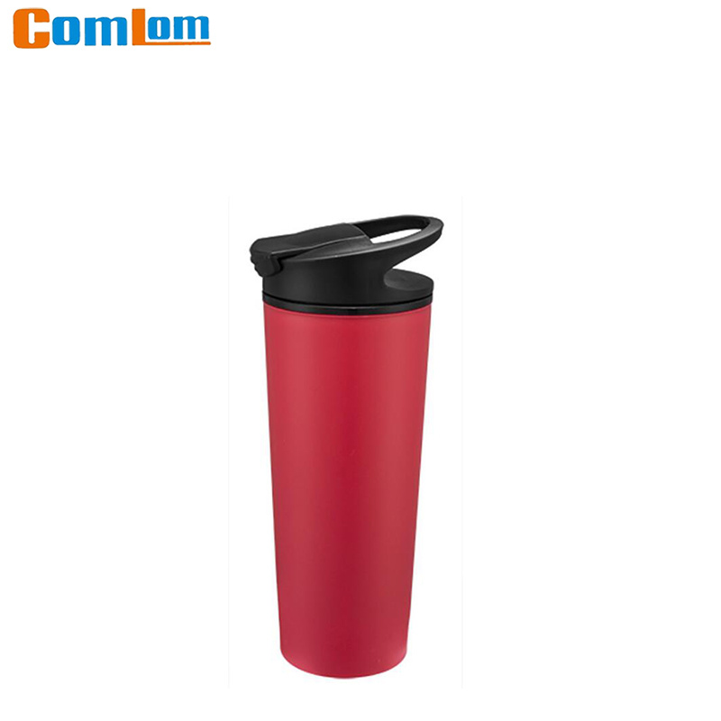 CL1C-B86-2 Comlom 500ml Plastic Double Wall Suction Travel Mug