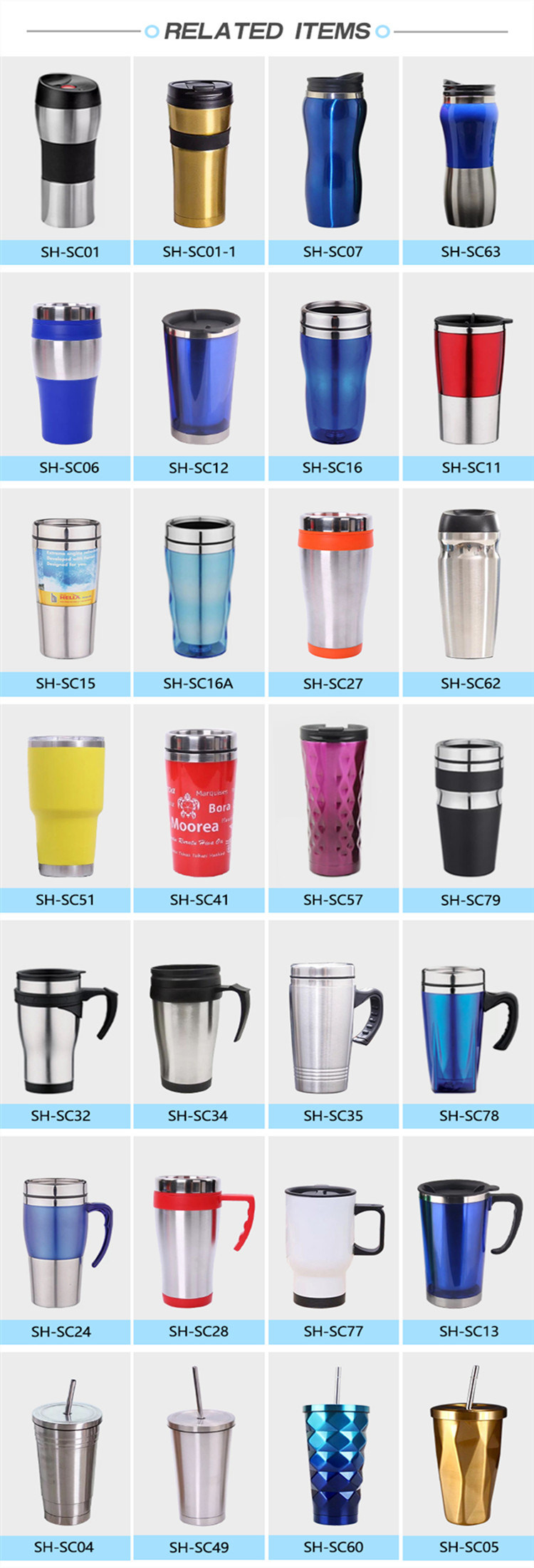 450ml Double Layer Vacuum Travel Mug with Silicon Ring