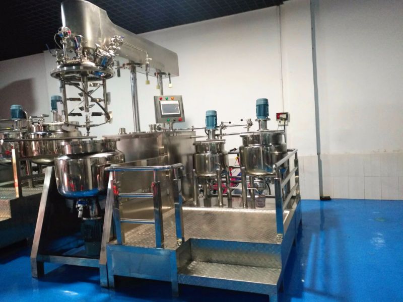 100L, 200L, 500L Stainless Steel Emulsifier Vacuum Mixer (FULUKE)