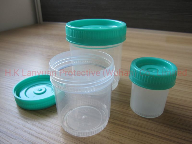 Plastic Specimen Cups Disposable Lab Use