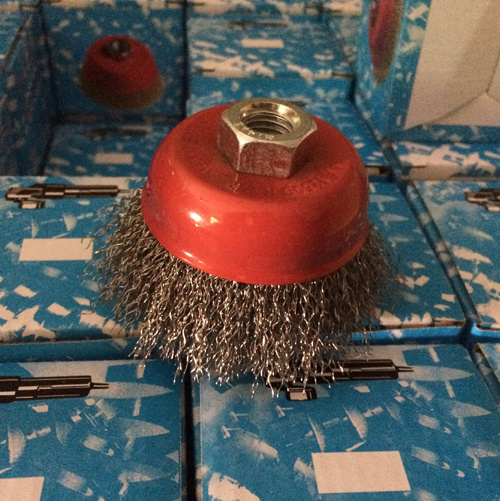 3" Crimped Stainless Steel Cup Brush for Grinding (YY-312)