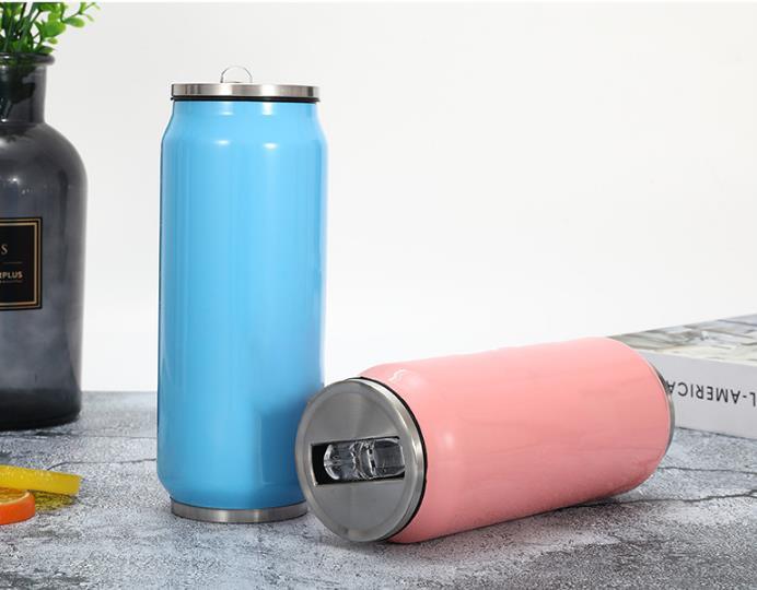 500ml Double Wall Insulated Stainless Steel Water Bottle Coca Cola Sport Water Cup 304 Stainless Steel Cup
