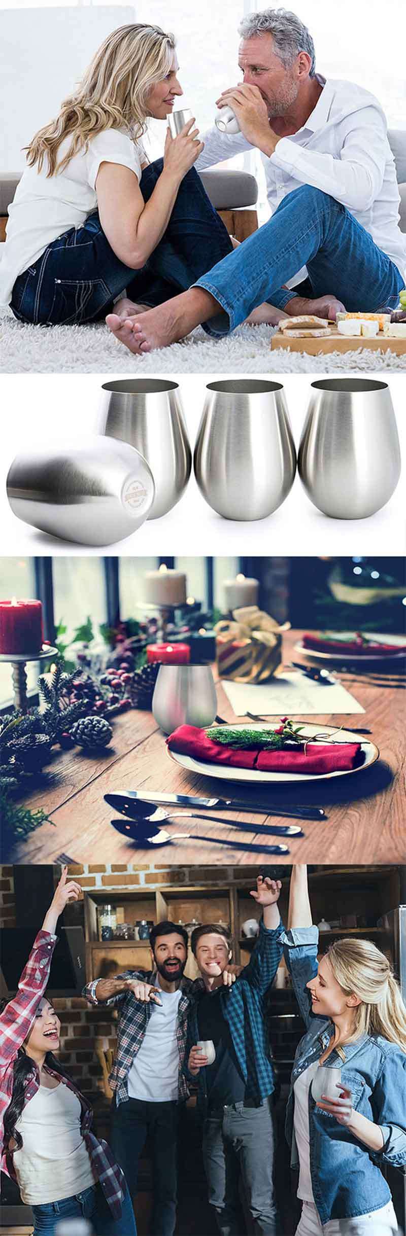 Thermos Egg Wine Cup Stainless Steel Tumbler Thermos