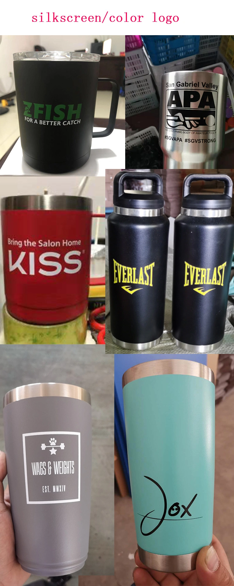 Custom Logo New Design with Handle Travel Cup 14oz Stainless Steel Double Insulation Yetis Tumbler