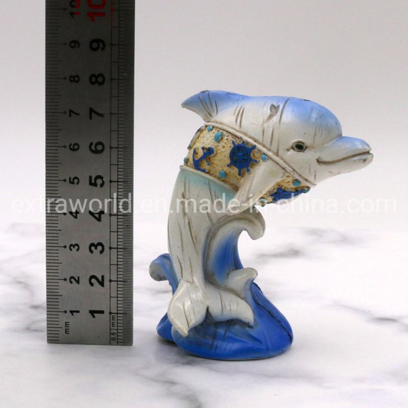 New Zealand Souvenir Resin Dolphin Statue for Trip Gift