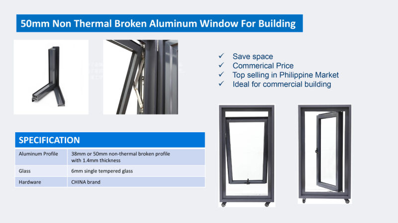 Double Thermal Break Window and Door System with Stainless Mesh