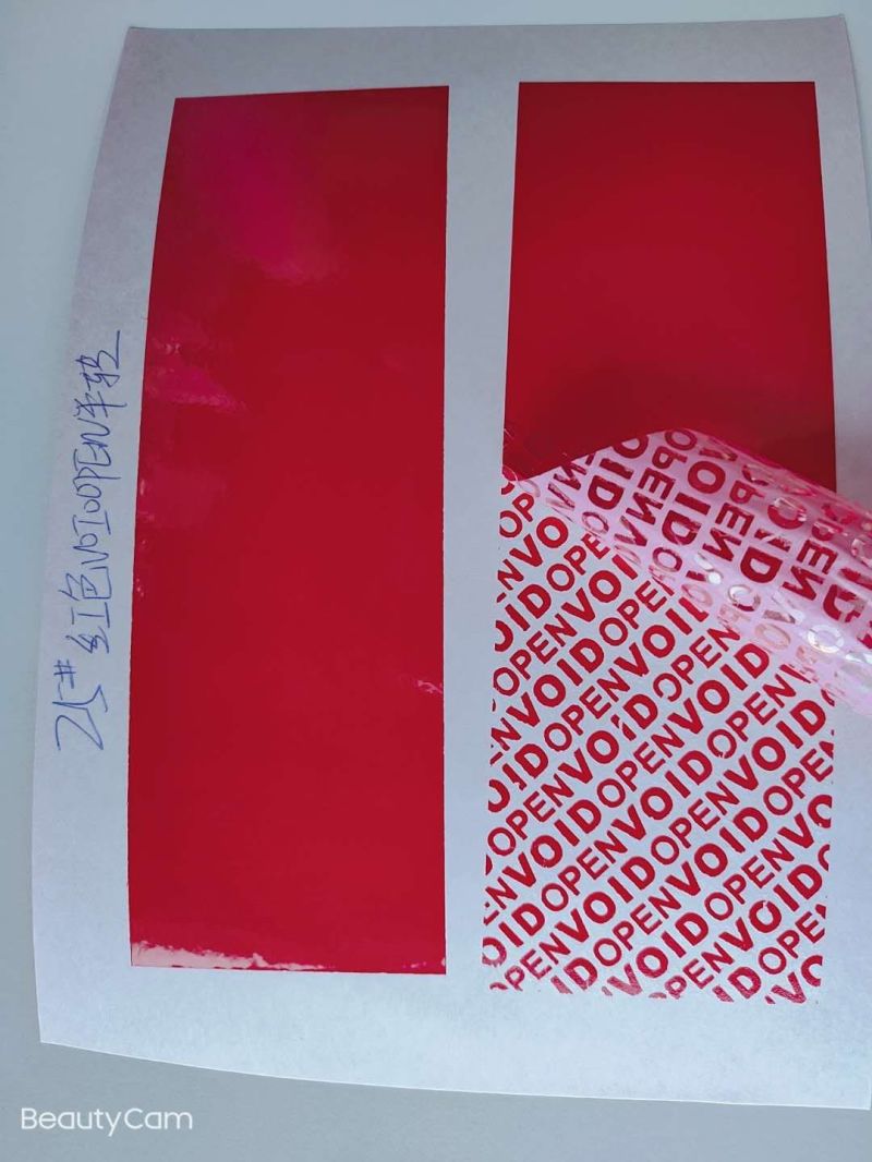 Custom Security Void Seal Label Anti Tamper Void Sticker