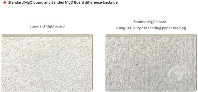 Light Weight Fireproof Sanded Surface MGO Board