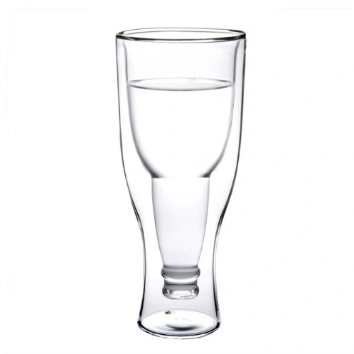 Heat Resistant Transparent Glass Water Glass Beer Juice Glass Creative Beer Glass Cup