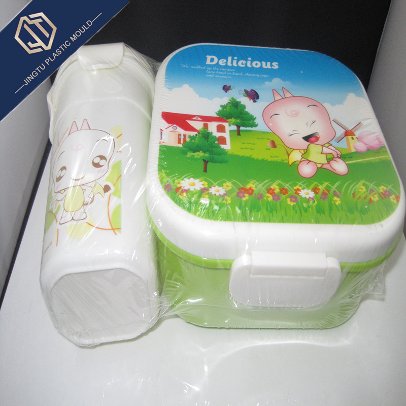 Eco-Friendly Cute Animal Printing Child Lunch Box Mold