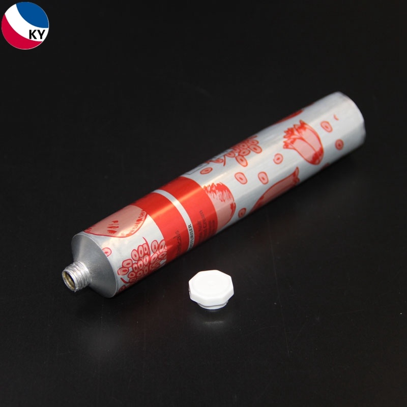 Hand Cream Aluminum Metal Tube with Screw Top Packaging