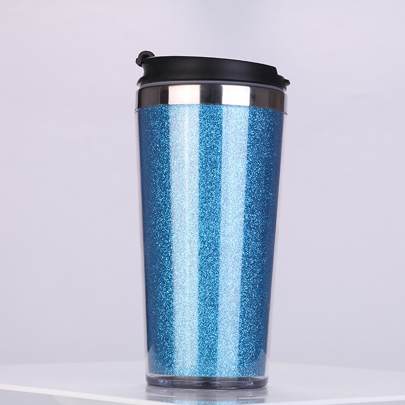 450ml Double Wall Stainless Steel Travel Thermal Mug with Lid