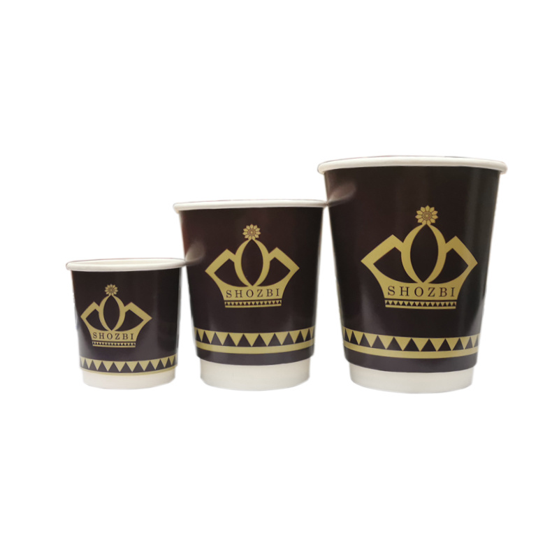 One Time Cups Double Walled Paper Cups 8 Oz