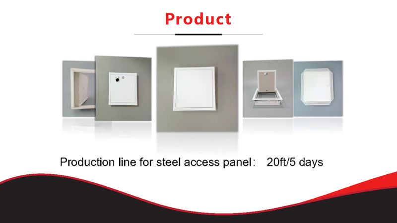Concealed Frame Access Panel with Touch Latch, Push to Open