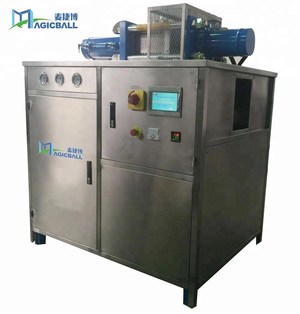 Transporte a larga distancia el calor preservación conservación de alimentos Máquina de bloques de hielo seco