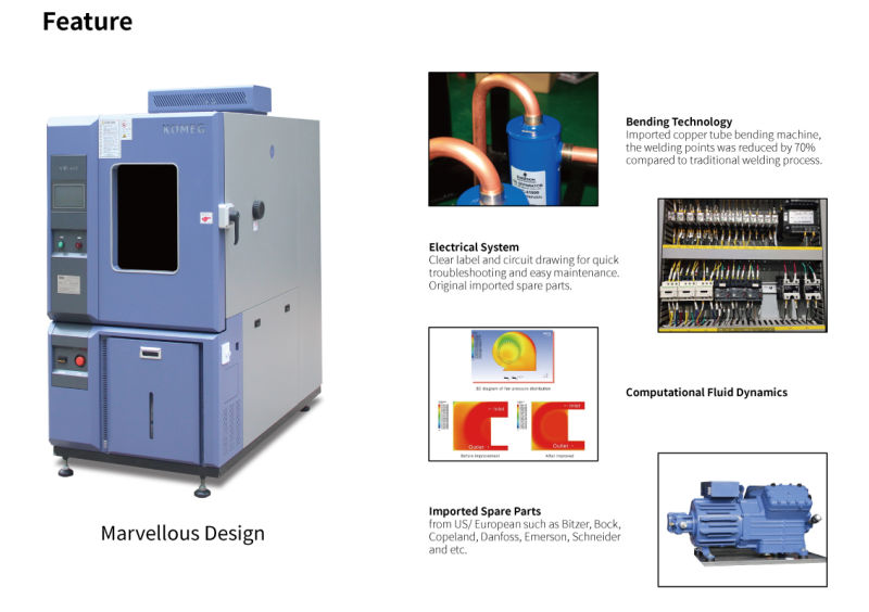 Programmble Environmental Cold and Hot Thermal Shock Test Chamber